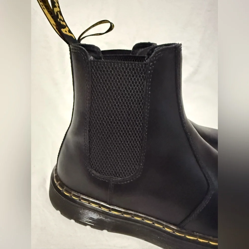 Dr. Martens Black Leather Ankle Boots
